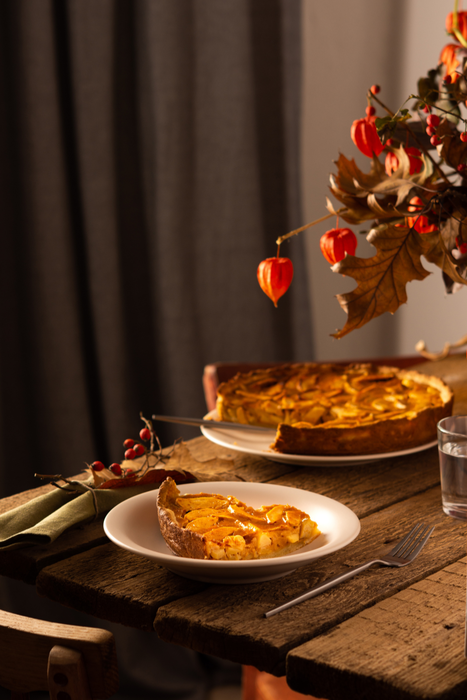 Tarte aux pommes caramélisées d'automne