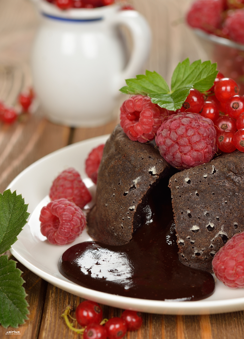 Fondant au chocolat cœur coulant avec Airlux