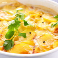 Gratin de pommes de terre au micro-ondes