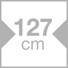 127 cm