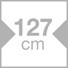 127 cm