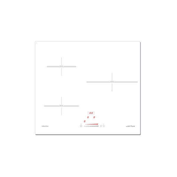 ATI632WHN Table induction blanche 3 zones 60 cm <br>