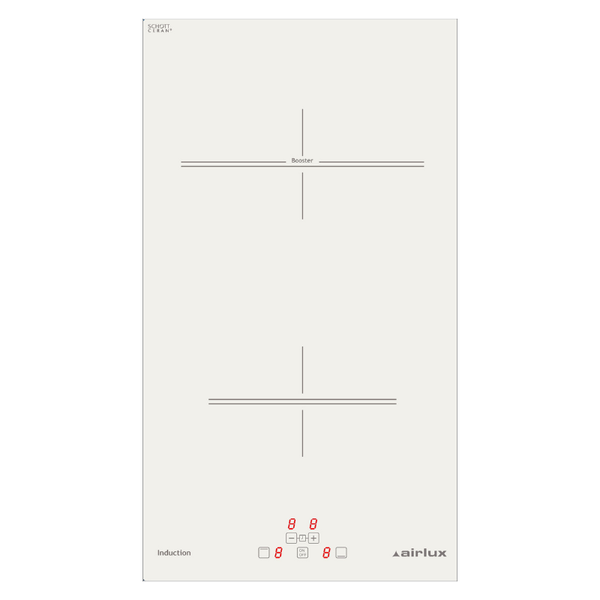 ATI322WH Domino induction blanc <br>