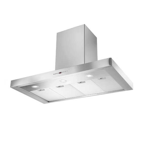 AHB1270IX Hotte décorative murale box 120 cm
