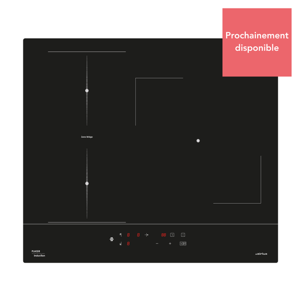 ATI631BESL Table induction 3 zones avec une zone bridge 60 cm <br>