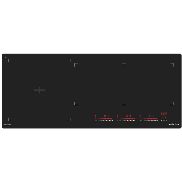 ATIF930BK Panoramique 90 cm, 3 foyers