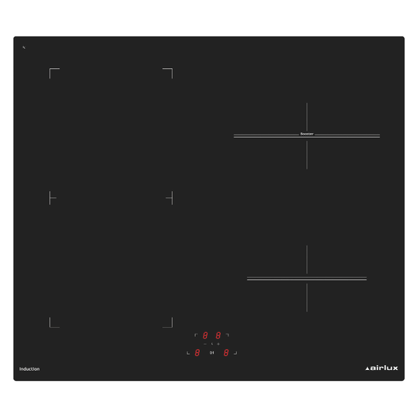 ATIB64BK 4 foyers, bridge, 60 cm