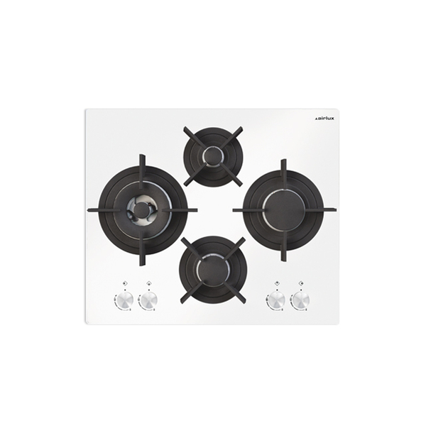 AV685HWH Table verre gaz 60 cm <br>