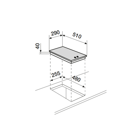 Dessin technique Domino électrique <br> - AT320IX - Airlux