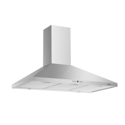 Hotte murale pyramide 90 cm <br>